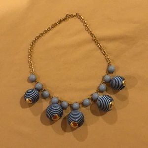 Blue Ball Necklace